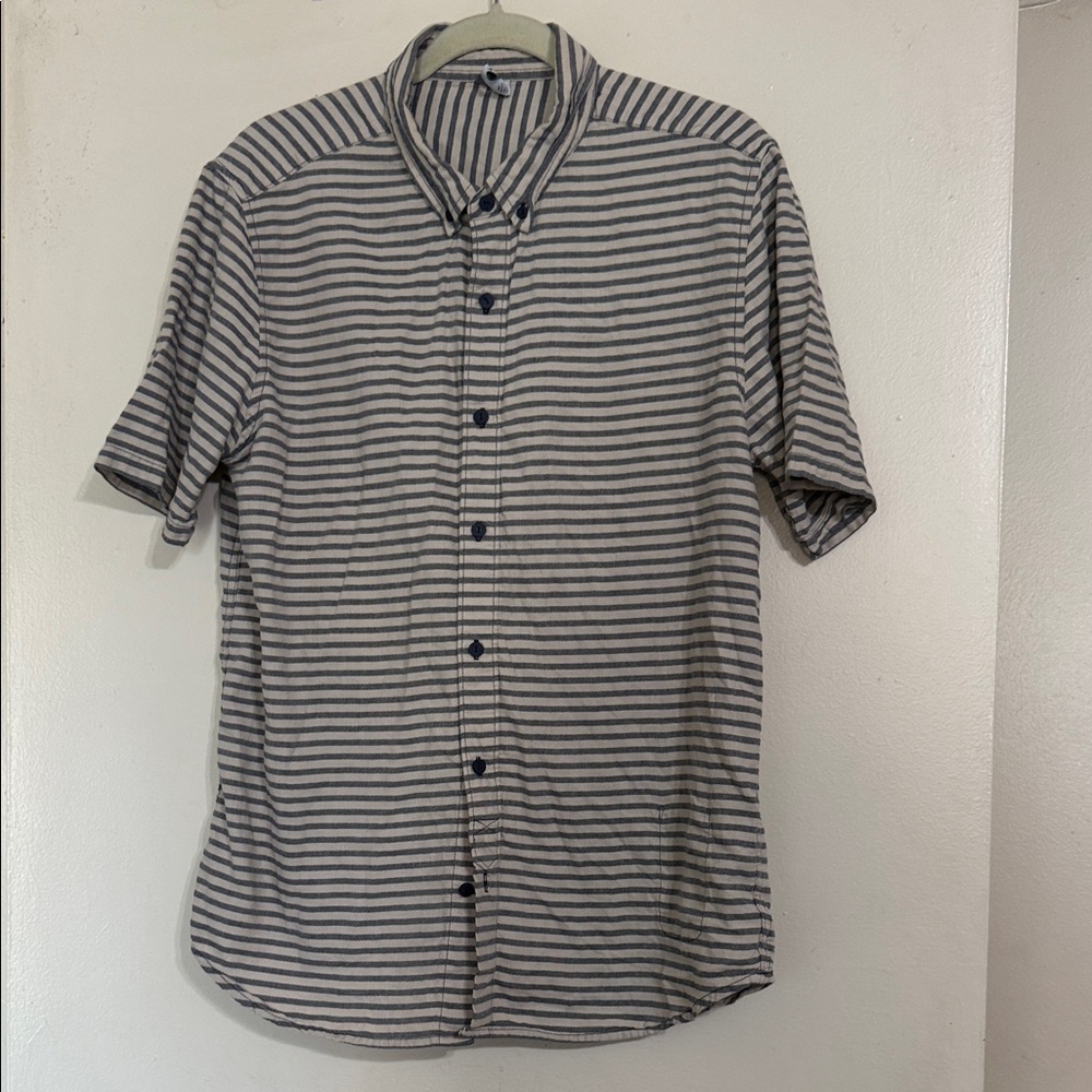 V.S.T.R striped button down shirt